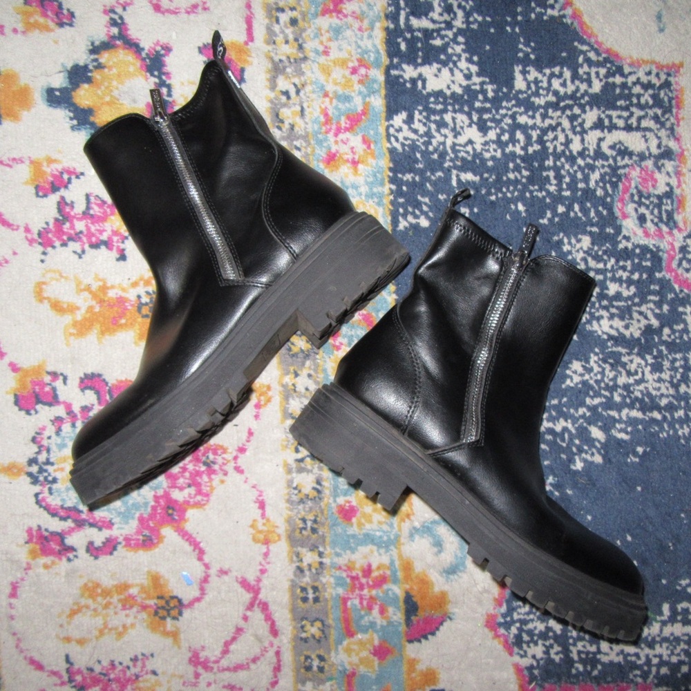 Black Guess Selira Moto Boots